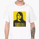 Футболка чоловіча Курт Кобейн Нірвана (Kurt Cobain Nirvana) (9223-2970-9) XL Біла - зображення 4