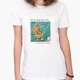 Футболка женская Винсент Ван Гог Кот (Vincent van Gogh Cat) (8976-2963-6) S Белая - изображение 1