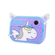 Камера с моментальной печатью фотографий детская 1080P Unicorn "Единорог" WiFi FHD Purple - зображення 3