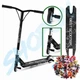 Самокат трюковый Best Scooter трюковой самокат, для трюков (KN-A 18452) трюковий для трюків, черный, стикеры 10 шт в комплекте - изображение 1