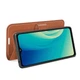Чехол IETP для ZTE Blade A7S 2020 / A7020 книжка кожа PU с визитницей коричневый - изображение 5