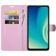 Чехол IETP для ZTE Blade A7S 2020 / A7020 книжка кожа PU с визитницей розовый - изображение 3