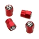 Колпачки на ниппель с лого Volkswagen Short Red Фольксваген, 4 шт (67352) - изображение 3