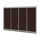 Шкаф-купе Виват BH 406 — 4 двери (ДОМ) ДСП-Венге 400x60x240 - изображение 1