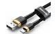 Кабель Baseus Cafule USB-Lightning, 0.5м Gold-Black (CALKLF-AV1) - изображение 2