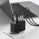 Блок питания Baseus 100W GaN2 Pro Quick Charger |2xUSB/2xType-C, QC/PD, 5A| + кабель USB-C 100W для MacBook/Huawei/Samsung/Asus/Google/Lenovo black - изображение 2