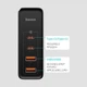 Блок питания Baseus 100W GaN2 Pro Quick Charger |2xUSB/2xType-C, QC/PD, 5A| + кабель USB-C 100W для MacBook/Huawei/Samsung/Asus/Google/Lenovo black - изображение 4