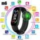 Цветной смарт фитнес - браслет M3S Smart Band 3 пульсометр тонометр IP67 - зображення 4