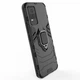 Чехол с подставкой Deexe Hybrid Case для VIVO V21e - Black - изображение 5