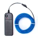 Гибкий светодиодный неон Синий Neon Glow Light Blue - 3 метра ленты на батарейках 2 AA - изображение 2
