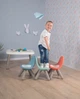 Детский стульчик Smoby со спинкой Бирюзово-белый (3032168801097) - изображение 3