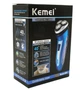Професійна акумуляторна електробритва роторна Kemei Km-2801 Pro + Щітка для очищення - зображення 8