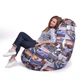 Крісло Мішок Груша Прінтованний Велюр 150х100 Студія Комфорту розмір Великий Париж - зображення 3