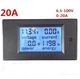 Цифровой измеритель PeaceFair PZEM-031 LCD DC 6,5V-100V / 20A - изображение 2