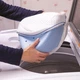 Ортопедическая подушка для ног CONTOUR LEG PILLOW с эффектом памяти гипоаллергенная - изображение 8