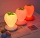 Силиконовый LED светильник-ночник с аккумулятором Клубника. Красный - изображение 6