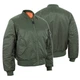 Куртка Бомбер летная US FLIGHT JACKET ′MA1® STYLE′ Оливковая XS - изображение 1