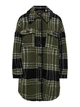 Пальто демісезонне ONLY ONLNEWCAMILLA TEDDY SHACKET AOP CC OTW M Хакі 15228399 Kalamata-Checks:as SS - зображення 4