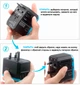 Мережевий дорожній універсальний адаптер Masslinna 4 USB + Type-C Black/Blue (NA1) - зображення 14
