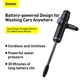 Портативная минимойка аккумуляторная BASEUS Dual Power Portable Electric Car Wash Spray Nozzle 0.7MPa, 30min - зображення 10