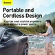 Портативная минимойка аккумуляторная BASEUS Dual Power Portable Electric Car Wash Spray Nozzle 0.7MPa, 30min - зображення 11