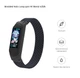 Ремешок Nylon Armorstandart Braided Solo Loop для Xiaomi Mi Band 4 5 6 Charcoal size L (ARM58759) - изображение 3
