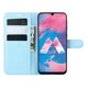 Чехол Luxury для Samsung Galaxy M21 (M215) книжка голубой - изображение 2