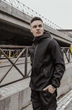 Мужской костюм демисезонный куртка и штаны Intruder Softshell Easy 0018 L (48) Черный (IN - 0018/2 C) - изображение 3