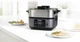 Пароварка Morphy Richards New Intellisteam 470006 Чорний/Металік на 3 відділення + таймер та 8 програм 6,8 л / 1600 Вт - зображення 2