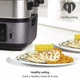 Пароварка Morphy Richards New Intellisteam 470006 Чорний/Металік на 3 відділення + таймер та 8 програм 6,8 л / 1600 Вт - зображення 4