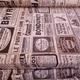 Ткань бязь Gold с газетным принтом ш. 220 см пог.м. (1629) - изображение 2