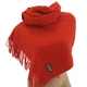 Женский кашемировый шарф LuxWear S128007 Красный - изображение 4