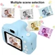 Цифровой детский фотоаппарат Summer Vacation Smart Kids Camera HH-8 Original для Фото- и Видеосъёмки 3MP +Игры Голубой (HH 500-8) - изображение 3