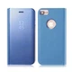 Чехол Mirror для iPhone 7 / iPhone 8 книжка зеркальный Clear View Blue - изображение 3