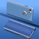 Чехол Mirror для iPhone 5 / 5s / SE книжка зеркальный Clear View Blue - изображение 1