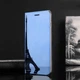 Чехол Mirror для iPhone 5 / 5s / SE книжка зеркальный Clear View Blue - изображение 2