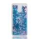 Чехол Glitter для Xiaomi Redmi 8 Бампер Жидкий блеск Синий - изображение 3