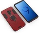 Чехол Iron Ring для Samsung Galaxy S9 Plus / G965 бампер противоударный с подставкой кольцом Red - изображение 2