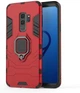 Чехол Iron Ring для Samsung Galaxy S9 Plus / G965 бампер противоударный с подставкой кольцом Red - изображение 4