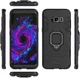 Чохол Iron Ring для Samsung Galaxy S8 броньований бампер Броня Black - зображення 5