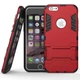 Чехол Iron для Iphone 5 / 5s / SE бронированный Бампер с подставкой Red - изображение 1