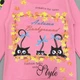 Утепленный свитшот "Котята" Lily kids для девочки 92 см Розовый 15713 - изображение 3