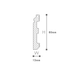 Плинтус NMC Wallstyl FL1 (80х12)мм гибкий - изображение 2