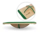 Балансир Х SwaeyBoard 50х35х10 см зеленый балансборд - изображение 1