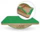 Балансир SwaeyBoard 50х35х10 см зелений балансборд - зображення 1