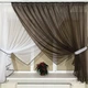 Кухонная занавеска TG Home №405 шоколад 300*180 - изображение 1