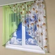 Кухонная занавеска TG Home №418 салатовая 300*160 - изображение 3