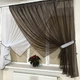 Кухонная занавеска TG Home №405 шоколад 300*180 - изображение 2