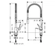 Смеситель для кухни Hansgrohe Cento XXL 14806000 - изображение 2