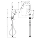Смеситель для кухни Hansgrohe Focus 31815670, матовый черный - изображение 2